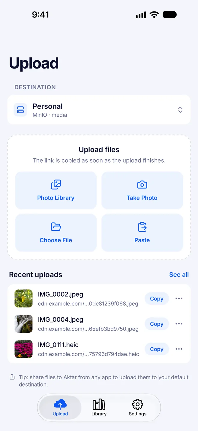 Aktar for iPhone & iPad 1